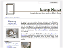 Tablet Screenshot of literaturauniversal.laserpblanca.com